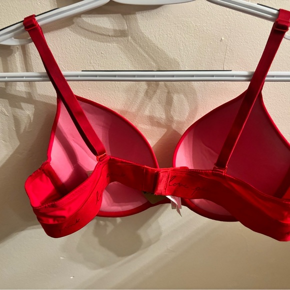Pink bra. Very cute. Red size 36b - Picture 6 of 8
